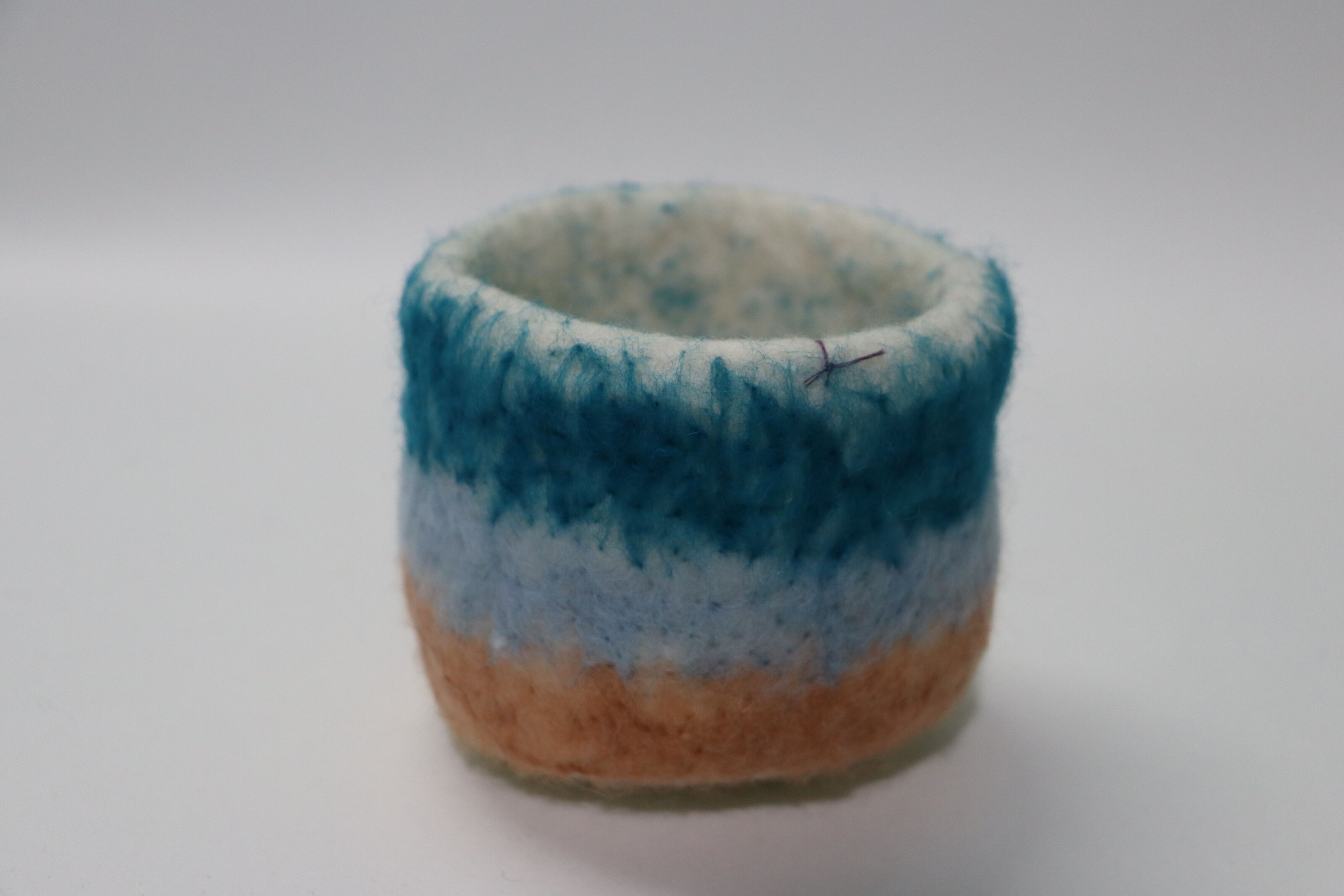 Felt Multicolored Basket