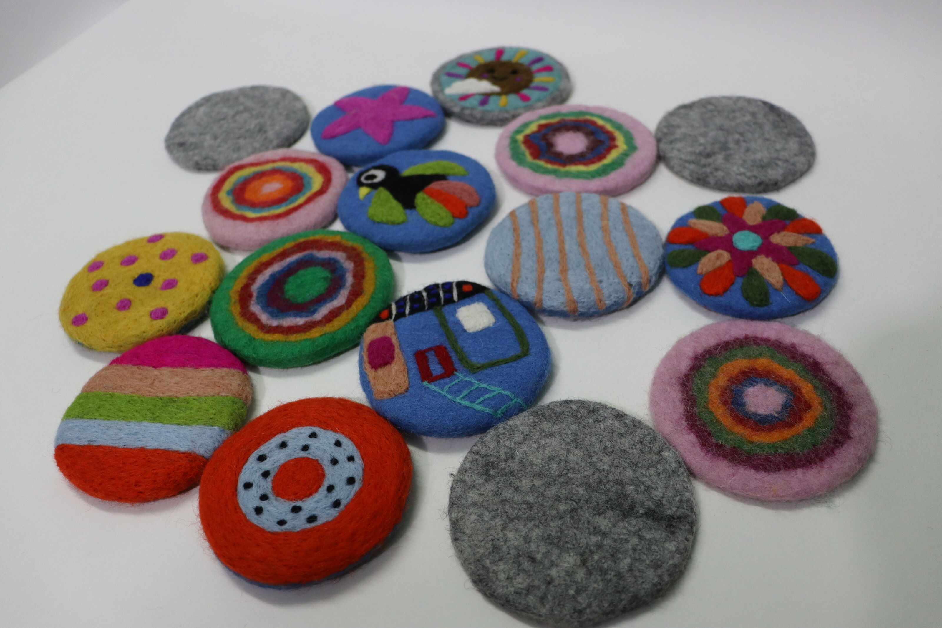 10 cm Felt Trivets